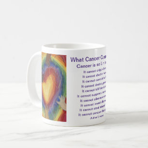 What Cancer Cannot Do Poem Heart Coffee Mug Cup