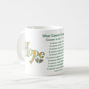 What Cancer Cannot Do Poem Hope Coffee Mug Cup