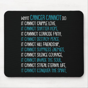 What Cancer Cannot Do Trigeminal Neuralgia Awarene Mouse Mat