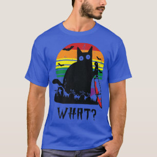 What Cat Halloween LGBTQ Gay Pride Graphic Premium T-Shirt