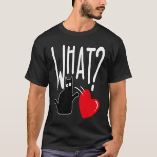 What Cat Is My Valentine Cat Kiddy Mum Dad Date Co T-Shirt
