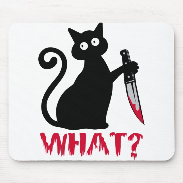 What Cat Mouse Mat (Front)