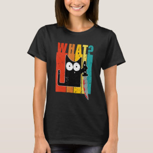 What Cat Murderous Knife Vintage T-Shirt