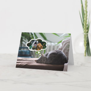 What cats dream about! Card
