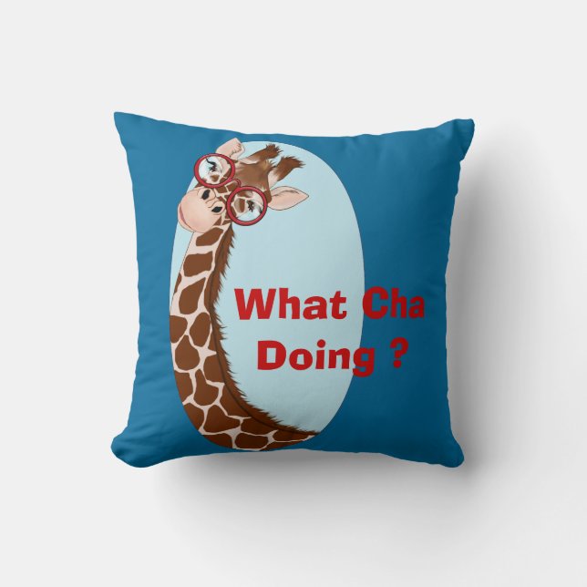 What Cha Doing ? Cushion (Front)