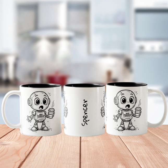 What Character Defects? – Funny Sobriety Gift Two-Tone Coffee Mug (Creator Uploaded)