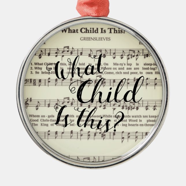 What Child is This Ornament (Front)