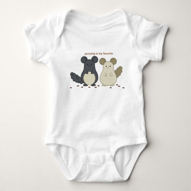 What Chinchillas Do Best: Bodysuit (Front)