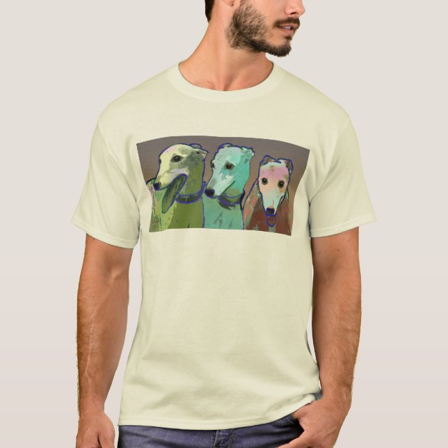 "What colour is the Rabbit?"  T Shirt (Front)