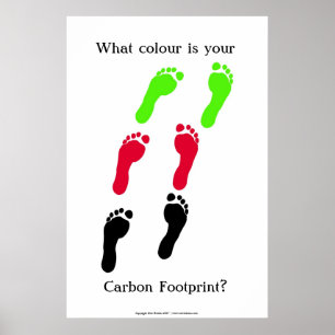 What colour is your carbon footprint? poster