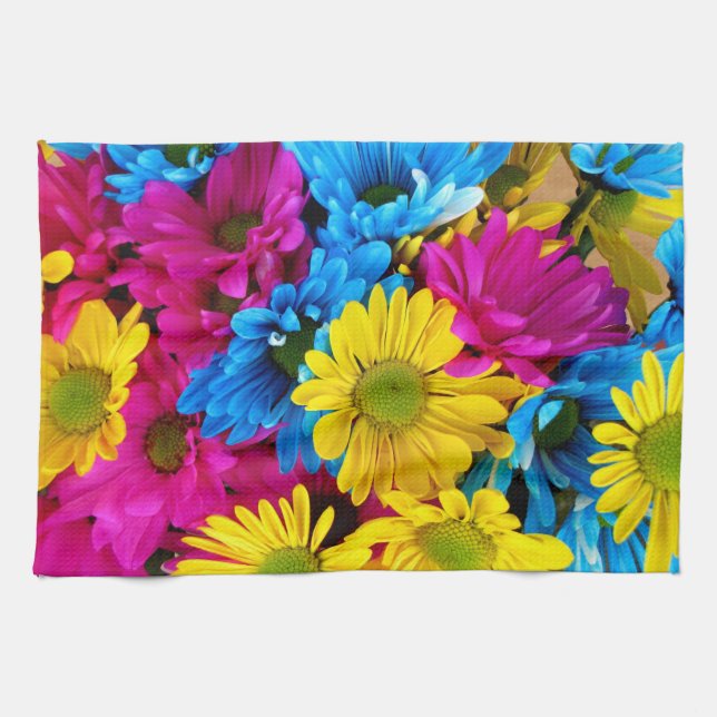 What Colour Is YOUR Daisy? Tea Towel (Horizontal)