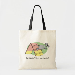 What Contacts? Dog Agility Tote Bag