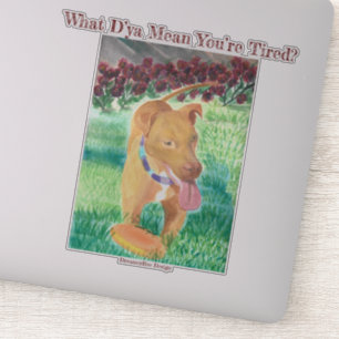 What D’ya Mean You’re Tired? Sticker