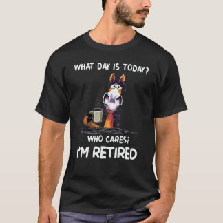 What Day Is Today Who Cares I'm Retired T-Shirt