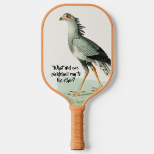 What did one pickleball say to the other?  Bird Pickleball Paddle