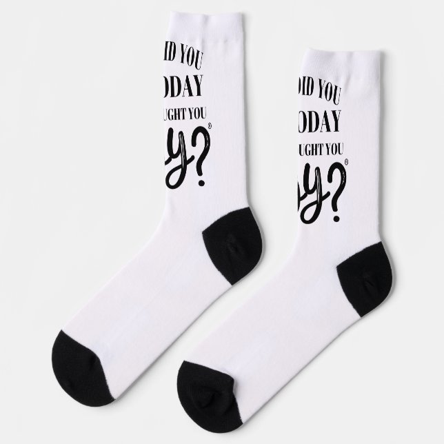 What did you do today that brought you joy® socks (Left)