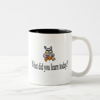 What did you learn today? Two-Tone coffee mug