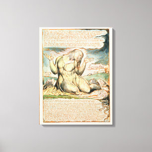 'What do I See!...', plate 92 from 'Jerusalem' (Be Canvas Print