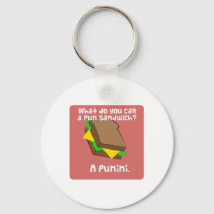 What do you call a pun sandwich? A Punini Key Ring