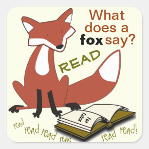 What Does a Fox Say Literacy Stickers