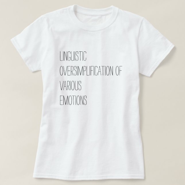 What Does LOVE mean? T-Shirt (Design Front)
