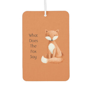 What Does the Fox Say? Car Air Freshener