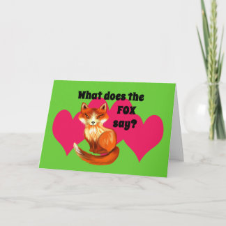 What Does the Fox Say Clothing and Gifts Card