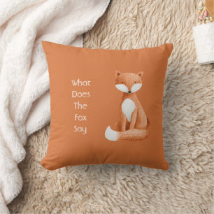 What Does the Fox Say? Cushion