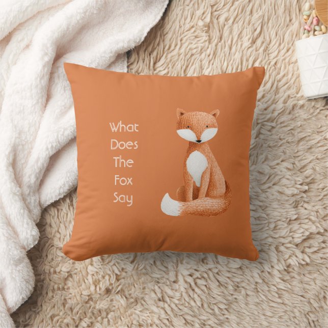 What Does the Fox Say? Cushion (Blanket)