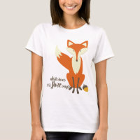 What Does The Fox Say Illustration T Shirt
