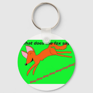 What does the fox say? key ring