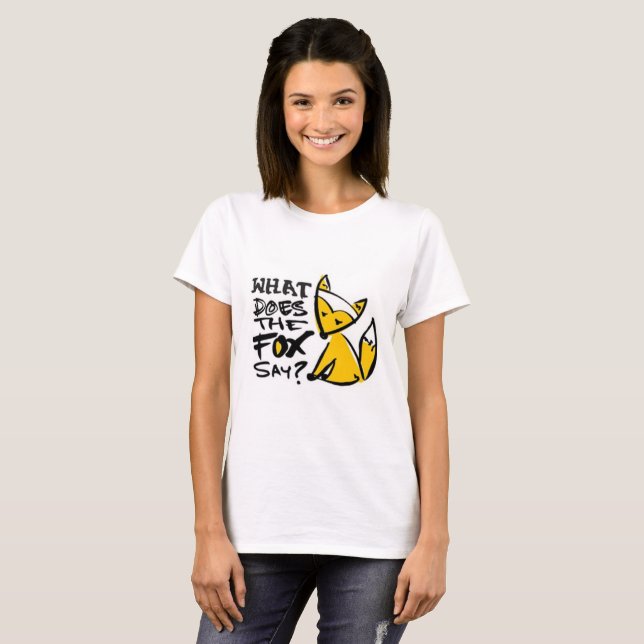 What Does The Fox Say T-Shirt (Front Full)