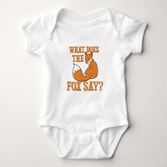 What Does The Fox Say? T-Shirt (Front)