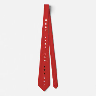 What Does The Fox Say Tie Party Tie