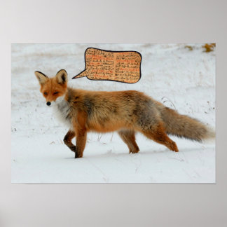 What does the fox say? Ylvis tribute art print