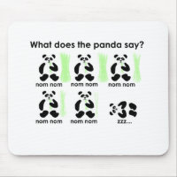 What does the panda say?