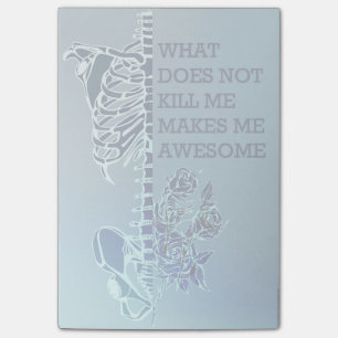 What Doesn’T Kill Me Makes Me Awesome Post-it Notes
