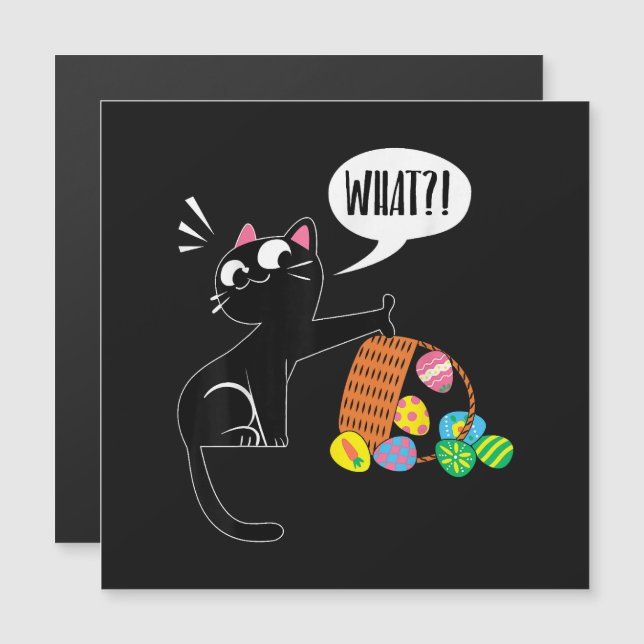 WHAT ! Easter Cat (Front/Back)