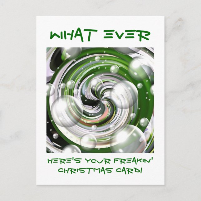 What Ever! Christmas Card (Front)
