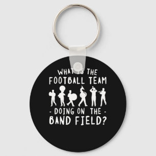 What Football Team Doing Marching Band Key Ring