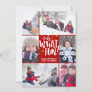 What Fun! Christmas Photo Card