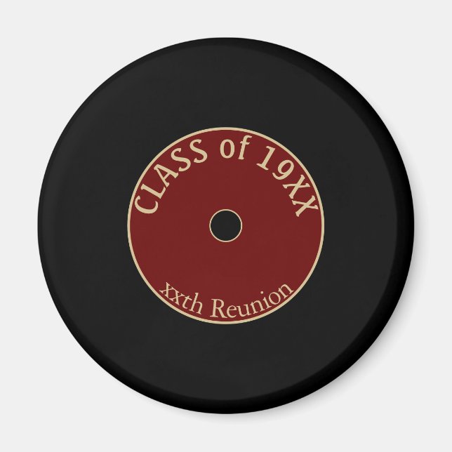 What Fun! Custom Class reunion favour  Magnet (Front)