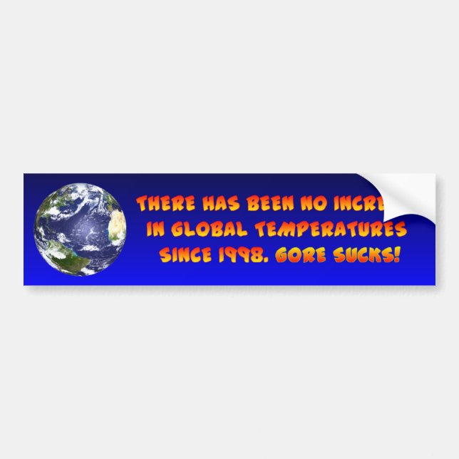 What Global Warming? Bumper Sticker (Front)