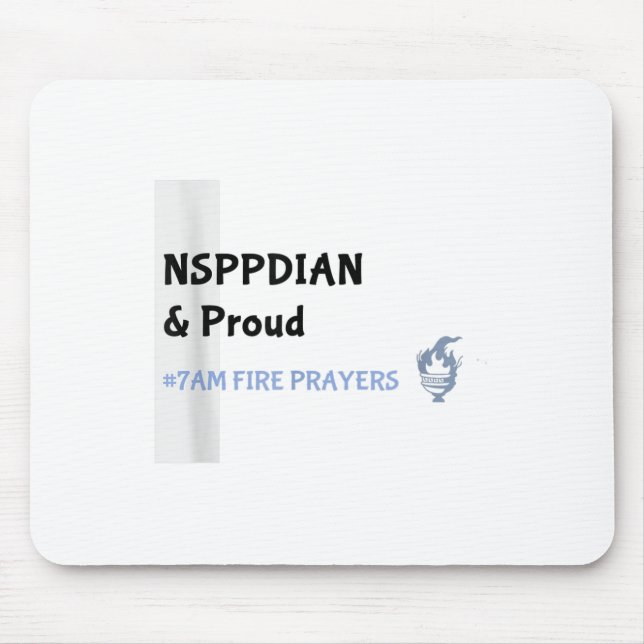 What God Cannot Do Does Not Exist Nsppd Prayer  Mouse Mat (Front)