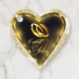 What God Has Put Together (Gold) Wedding Favour Tags
