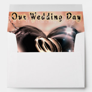 What God Has Put Together Pink and Silver Wedding Envelope