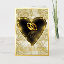 What God Has Put Together Save The Date Foil Greeting Card