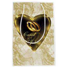 What God has Put Together Wedding (Gold) Medium Gift Bag