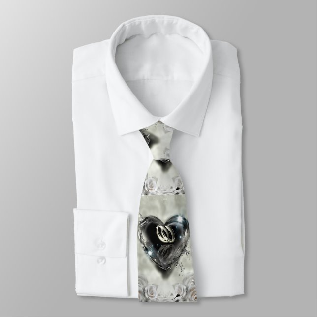 What God has Put Together Wedding Necktie (Tied)