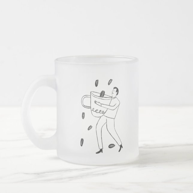 What goes best with a cup of coffee? Another cup (Left)
